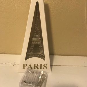 Brand new Eiffel Tower with lights